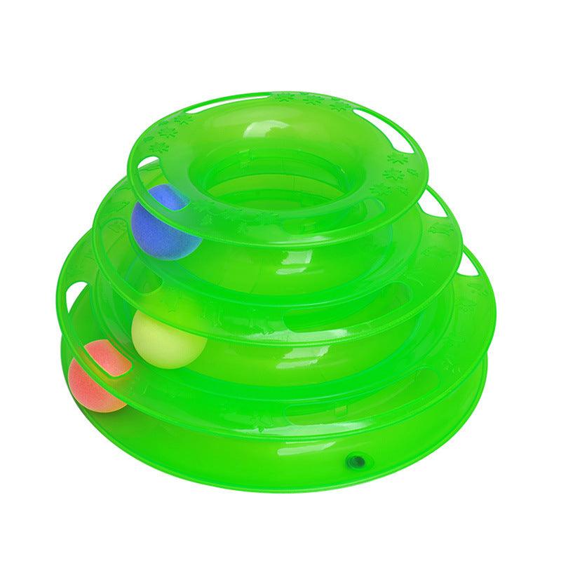 Interactive Cat Ball Tower Tracks Toy - Fun And Engaging Playtime For Your Feline Friend