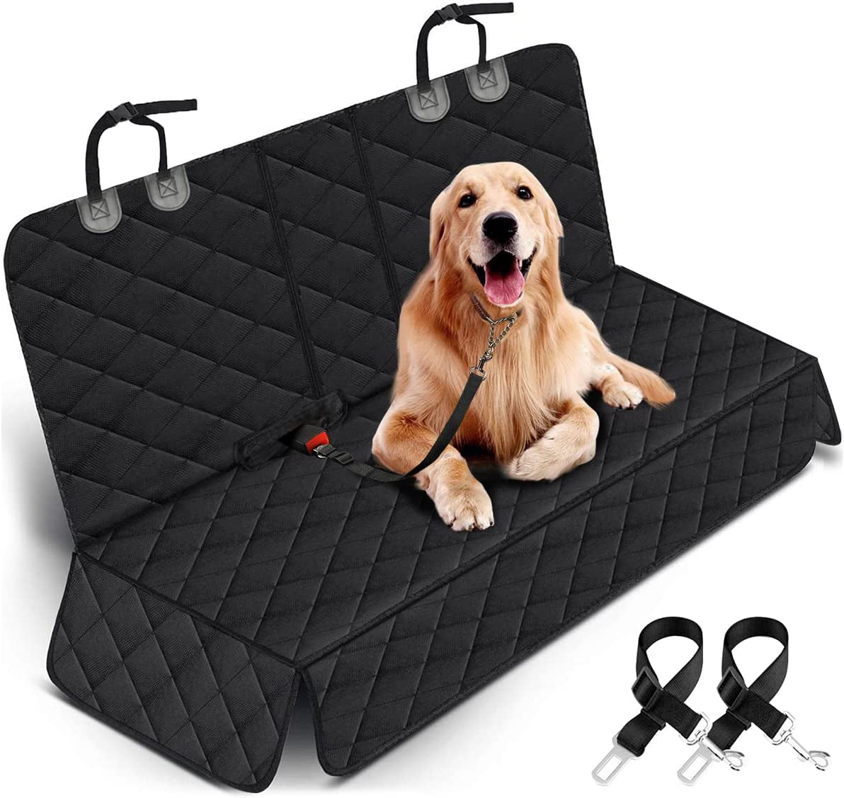 Dog Car Seat Cover, Back Seat Cover for Dogs Pet Protector Waterproof Bench Car Seat Cover