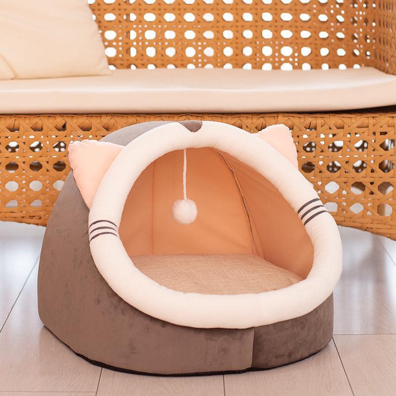 Cozycat Winter Hideaway: Warm And Stylish Cat Litter Kennel